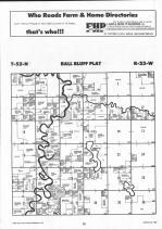 Ball Bluff T52N-R23W, Aitkin County 1992 Published by Farm and Home Publishers, LTD